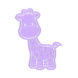 white.stl Giraffenbaby-Leuchtkasten