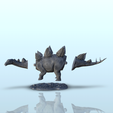 7.png Stegosaurus dinosaur (1) - High detailed Prehistoric animal HD Paleoart