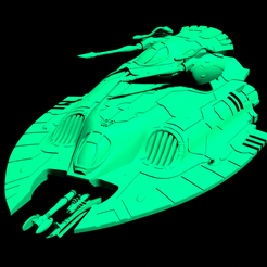 render2.png Free STL file Poncey Space Elf Alternate Troop Transport・Template to download and 3D print