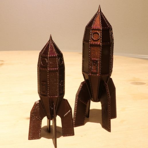 Steampunk Rocket 3D model