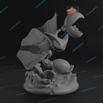 Gliscor5.png Gligar and Gliscor 3D print models presupported