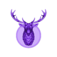 500K with background.stl Deer head