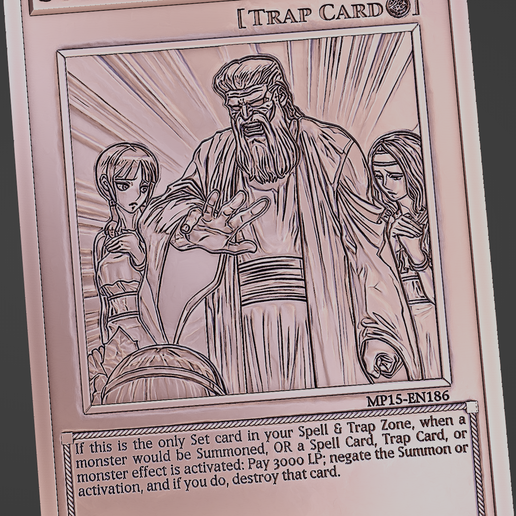Solemn Scolding - yu-gi-oh!Free STL File for 3D printingCults