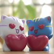 TinyMakers3D_CAT_in_Love02.jpg ♡♡♡♡ LOVELY KAWAII KITTY CUTE AND LOVE.