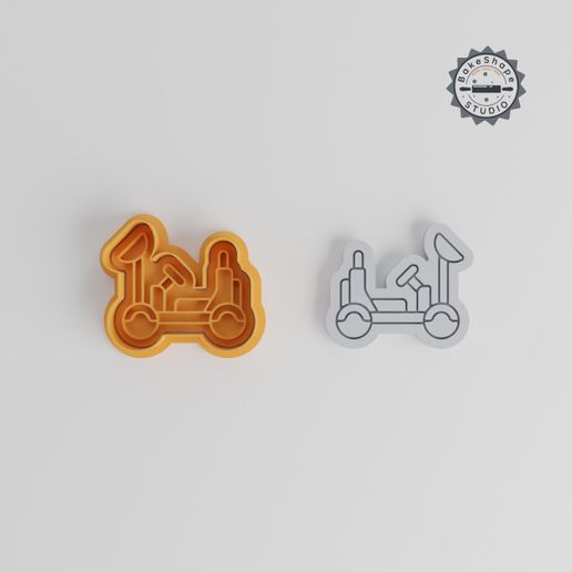product_6491-02_overview.jpg Moon Buggy Cookie Cutter & Stamp Set, Space Vehicle, 6 Pieces in S/M/L, Perfect for Cookies & Fondant