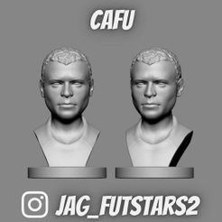 Busto-Cafu.jpg STL file Cafu - Soccer Bust・3D printable model to download