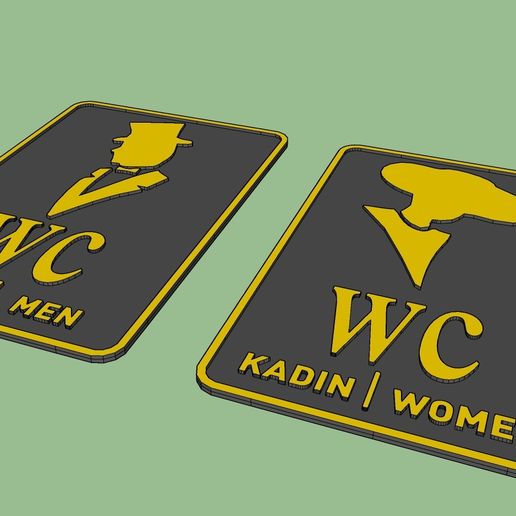 WC - 3D model önizlemesi