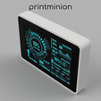 WT32-SC01plus-i1dplus-solid-landscape.png STL file Case (solid, thick edge) for *WT32-SC01 Plus* by wireless-tag an (ESP32 development board With 3.5 Inch LCD IPS Display Touch Screen)・3D printable model to download