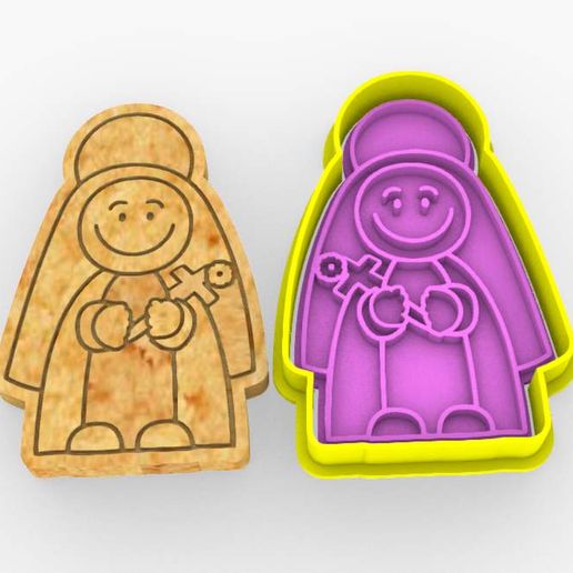 holy nun religion 3D model