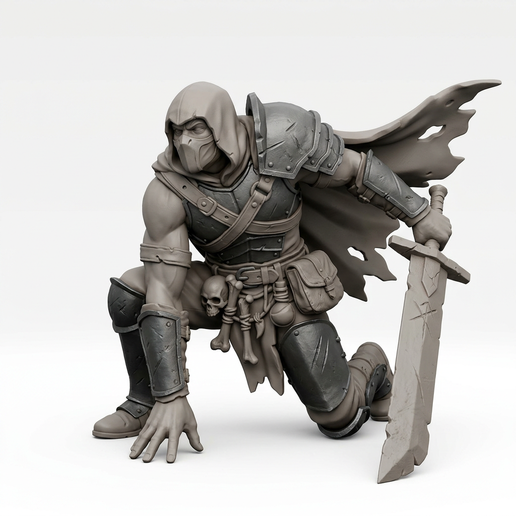 Kneeling Demon Hunter (5 cm)