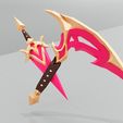 weapons2.jpg COSPLAY Prestige Coven Akali Dagger & Scythe Weapons - League of Legends Replicas