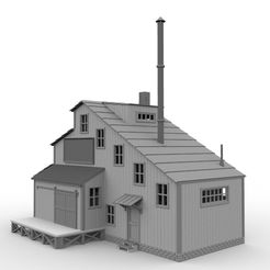 workshop-3.jpg STL-Datei Werkstattmodell im Maßstab 1 87 für Eisenbahndiorama 3d Druckmodell・Vorlage für 3D-Druck zum herunterladen
