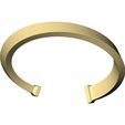 Twisted-recta-cuff-bracelet-sizeM-05.jpg Twisted rectangular section cuff bracelet size M 3D print model