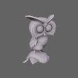 36.jpg Owl 3d print model