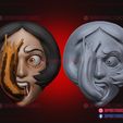 Halloween_Junji_ito_mask_3d_print_model_09.jpg Junji Ito Mask - Halloween Cosplay - Horror Mask - Premium STL File