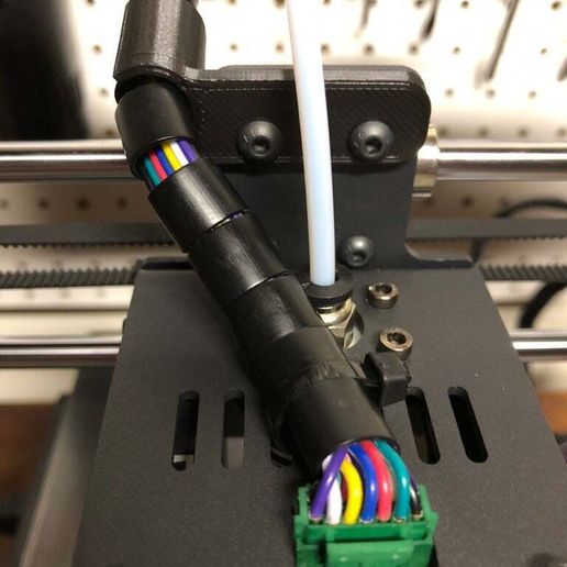 IMG_9779.JPG Anycubic i3 Mega hot end cable guide for max Z-height