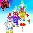 CGImages8.png Killer Klowns Shorty MultiColor Flexi Print-In-Place + figure