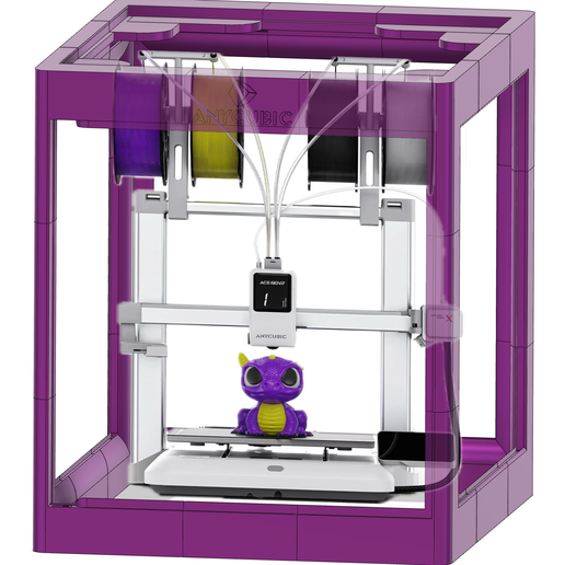3D PRINTER BOX, ENCLOSURE, COVER, FOR ANYCUBIC KOBRA X COMBO COPERTURA  STAMPANTE - Cults3D 3D Model | 3Drop