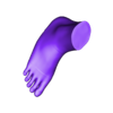 RightFoot_Feminine_Tiptoe.stl Pied gauche et pied droit