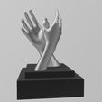 main-dans-la-main-1.jpg sculture hand in hand woman and man love without print support