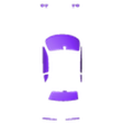 3 Windows and Glasses.stl Dodge Challenger 2018
