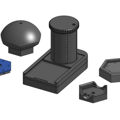 Robagon_BallBaseAssemblyTools.png Free STL file Assembly Tools for Axolote Hex Magnetic Base Systems・3D printing template to download