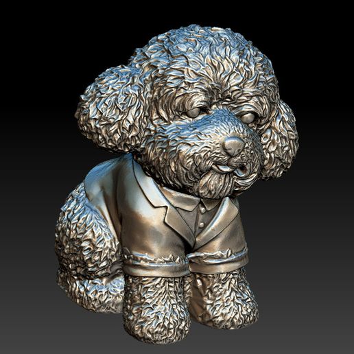 TEDDY DOG ORNAMENTS 3D model