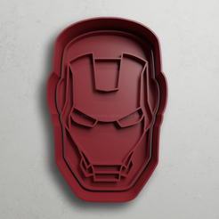 push-diseño.png STL file Iron man's head・3D printing template to download