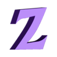 Alfabeto Harry Potter Minuscolo Logo Z v1.stl harry potter lowercase alphabet "your name"