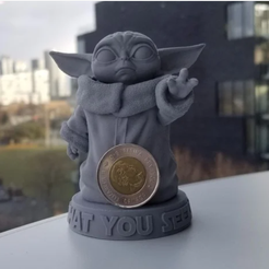 yoda 2.png Download free file Baby Yoda • 3D printer model, Devan17