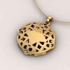 1.jpg Fichier 3D Pendentif en or 0104・Modèle à télécharger et à imprimer en 3D