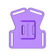 Format3.STL Action Camera Chest Plate – Printable GoPro-Compatible Mount (38 - 40 mm Straps)