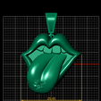 dimensions-2.png MOUTH TOUNGH FLOWER DESIGN PENDANT 3D PRINTABLE MODEL