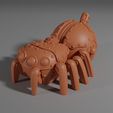 Clockwork-Robot-Spider-Render-Front-Angle.jpg Clockwork Robot Spider Miniature Steampunk Artificer Construct