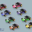 Folie9.jpg Mario Kart 64 Style Go-Kart (for San-Ei Plushs and Amiibos)