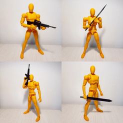 IMG_20211130_152247.jpg 3D-Datei Agilis The Blank Actionfigur - Agilis Projekt・Design zum Herunterladen und 3D-Drucken