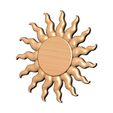 Sun-relief-10.jpg Sun onlay relief 3D print model