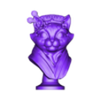 Queen.stl Шахматная кошка Квинсет