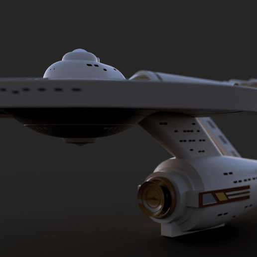uss enterprise v18 1.png Download free STL file Star Trek USS Enterprise NCC 1701 • 3D printer design, Dsk