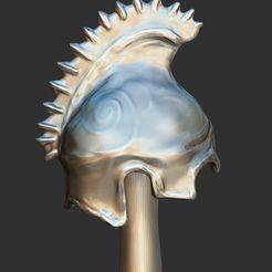 pic_3.jpg STL-Datei Spartanischer Helm・3D-Druck-Idee zum Herunterladen
