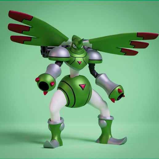 🐉 デジモン - ラピッドモン・ STL ファイル（3Dプリント用）・Cults