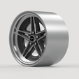 4.png Staggered Rims - Cheviot "Rebel" - Real Rims for Scale Model Cars (STL FILES)