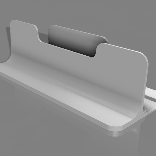 2019 Macbook Pro 13" Vertical Stand with Space To Assist With Cooling 3D model
