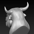 Bull_Head_04.jpg Bull Head 3D Model