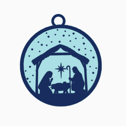 pesebre.png christmas crib ornament