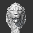 01.png Lion Head AM01 3D print model