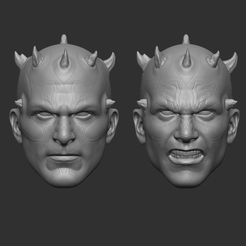 1.jpg Dark Maul - Sculpture de tête pour figurine