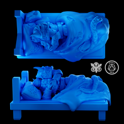 cover-sleeping_chaos_marine_DG.png STL file SLEEPING CHAOS SPACE MARINE (DEATH GUARD)・3D printer model to download