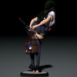 Camera05.jpg anime JK girl with sword -cute female-shy Japanese JK -school uniform  -3D print model