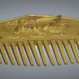 Hair-comb-17-05.jpg STL file FRENCH PLEAT HAIR COMB Historical Multi purpose Female Style Braiding Tool hair styling roller braid accessories for girl headdress weaving fbh-17 3d print cnc・3D printer model to download